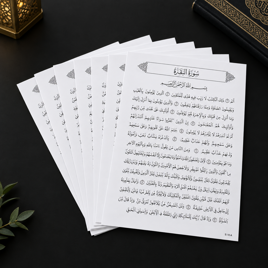 Sachet Découverte – 1 Semaine de Purification (Sourate Al-Baqarah)